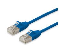 LATIGUILLO SLIM APANTALLADO S/FTP CATEGORIA 6A LIBRE DE HALOGENOS 10G COLOR AZUL 3M EQUIP 606136 606136