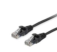 Cable de Red RJ45 U/UTP CAT6 Negro (1 metro) - EQUIP