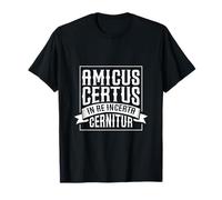 Latín - Amicus certus in re incerta cernitur Camiseta