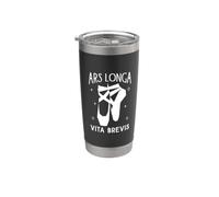Latín - Ars longa, vita brevis Vaso térmico de acero inoxidable de doble pared