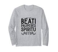 Latín - Beati pauperes spiritu Manga Larga