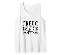 Latín - Credo quia absurdum EST Camiseta sin Mangas