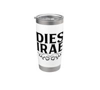 Latín - Dies irae Vaso térmico de acero inoxidable de doble pared