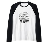 Latín - In Principio erat verbum Camiseta Manga Raglan