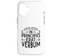 Latín - In Principio erat verbum Carcasa para iPhone 16