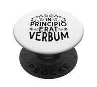 Latín - In Principio erat verbum PopSockets PopGrip Adhesivo