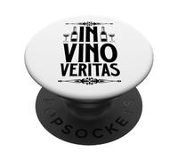 Latín - In Vino Veritas PopSockets PopGrip Adhesivo