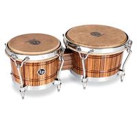 Latin Percussion Bongo 60º Aniversario Leyendas John Rodriguez, madera de cebra LP201A-JR60