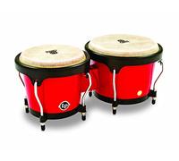 Latin Percussion - Bongos de fibra de vidrio LPA601F-RD LP Aspire, rojo y negro
