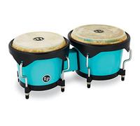 Latin Percussion Discovery Series Bongo de 6-1/4 pulgadas y 7 1/4 pulgadas con tambor de bolsa de transporte gratis, espuma de mar, (LP601D-SF-K)