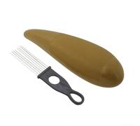 Latin Percussion Guiro Professional con rascador de metal, bloque de tono en forma de rana de plástico ABS para bandas de jazz 31 x 8 cm (A)