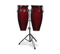 Latin Percussion LPA646-DW - Tambor de madera oscura, color negro