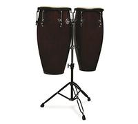 Latin Percussion LPA647-DW - Tambor de madera oscura, color negro