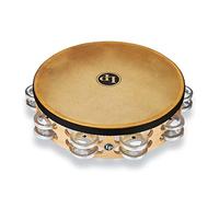 Latin Percussion Pandereta Pro 10" doble fila con cabeza 10" aluminio LP384-AL