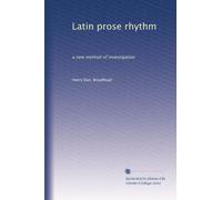Latin prose rhythm: a new method of investigation