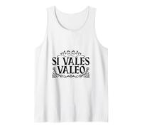 Latín - Si vales, Valeo Camiseta sin Mangas