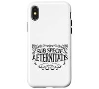 Latín - Sub Specie aeternitatis Carcasa para iPhone X/XS