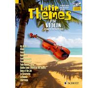 Latin Themes V. Violon +CD: 12 Vibrant Themes with Latin Flavour and Spirit (Schott Master Play-along Series): 12 Vibrant themes with Latin flavour and spirit. violin.