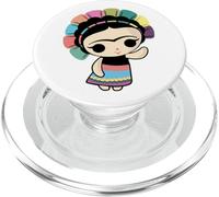 Latina Muñeca María de Trapo Artesanal Mexicana Otomí Latinx PopSockets PopGrip para MagSafe