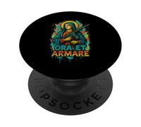 Latino Ave María Bendita Madre Rosario Oración PopSockets PopGrip Adhesivo