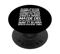 Latino Ave María Bendita Madre Rosario Oración PopSockets PopGrip Adhesivo