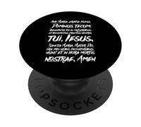 Latino Ave María Bendita Madre Rosario Oración PopSockets PopGrip Adhesivo