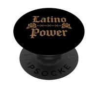 Latino Power México Guatemala La Migra Raza Justicia Chicano PopSockets PopGrip Adhesivo