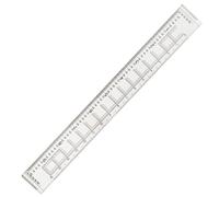 Latitude Scale 150000 - Escala de coordenadas geográficas a plástico Latitude adecuada para exteriores hecha de plástico 47 cm Opcional Nota 1 (37 cm)