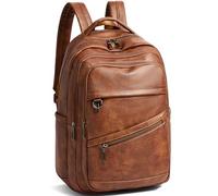 LATMAP 43L Mochila Mujer,Bolso Mochila Mujer Mediano Grande Cuero PU Unisex Mochila Antirrobo Casual Con Múltiples Bolsillos para Viajes, Negocios y la Universidad