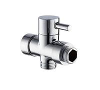 Latón 1/2 "7/8" T-T-T-Adapter 3 maneras de válvula para la ducha de baño Diverador de baño Bail Bidet Head de ducha