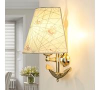 Latón Aplique Ancla Marítimo Decoración Papel Pantalla Pasillo Dormitorio Luz