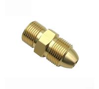 Latón CGA580 a G5 8 Adaptador Conector regulador de gas argón, convertidor de montaje de cilindro de cobre para acoplamiento de manguera de gas de soldadura, adaptador de gas industrial de alta