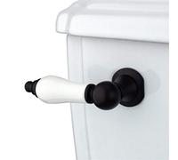 Latón de Kingston KTPL5 porcelana Depósito palanca, bronce aceitado