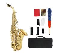 Latón Dorado Y Plateado Saxofón Tallado Patrón Bb Bend Saxofón Saxophone Instrumentos De Viento