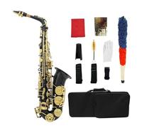 Latón Grabado Eb E-Flat Saxofón Alto Instrumento De Viento Con Estuche Con Accesorios Para Saxofón