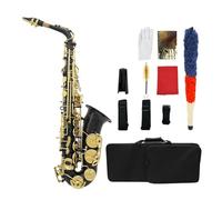 Latón Grabado Eb E-Flat Saxofón Alto Instrumento De Viento Con Estuche Con Accesorios Para Saxofón