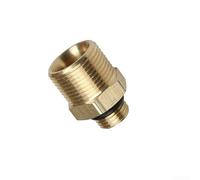 Latón M22/14 a G1/4 Elite - Adaptador de arandela a presión de conexión rápida para herramientas de limpieza de coche, color dorado, 30 mm