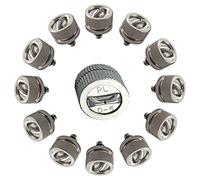 Latón Mister Boquillas, Boquillas nebulizadoras de latón, boquillas nebulizadoras de baja presión en forma de abanico, orificio de 0,019"(10pcs)