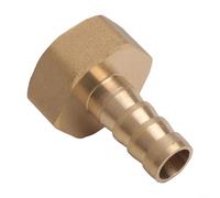 Latón para conector roscado BSP con salida de púas para integración de tuberías de 3/4 pulgadas en ingeniería mecánica y de procesos (12 mm)