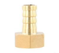 Latón para conector roscado BSP con salida de púas para integración de tuberías de 3/4 pulgadas en ingeniería mecánica y de procesos (14 mm)