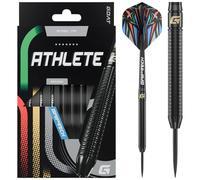 Latón Set de Dardos GOAT Deportista Alcance Punta Acero Principiante Kit Ejes