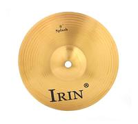 Latón Tambor Platillo, 8inch Splash Cymbal Profesional, Instrumento Musical para Batería Amateur, Home Studio, Escenario, Conciertos, Rehearsals