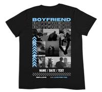 Latostadora Camiseta Boyfriend Girlfriend - Pareja Personalizada Foto Collage Texto Only You - Regalo Navidad San Valentín