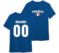 latostadora Camiseta Francia 2026 Personalizada - Camiseta Personalizada Fútbol Selección País - Nombre y Número - Equipo Francia Unisex