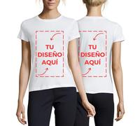 latostadora Camiseta Hombre Mujer Personalizada - Camisetas Personalizadas Hombres - Camisetas para Personalizar 2 Caras - Camiseta Personalizable por Delante y Detras - Regalos Personalizados