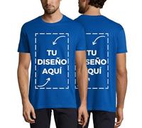 latostadora Camiseta Hombre Mujer Personalizada - Camisetas Personalizadas Hombres - Camisetas para Personalizar 2 Caras - Camiseta Personalizable por Delante y Detras - Regalos Personalizados