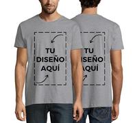 latostadora Camiseta Hombre Mujer Personalizada - Camisetas Personalizadas Hombres - Camisetas para Personalizar 2 Caras - Camiseta Personalizable por Delante y Detras - Regalos Personalizados