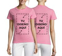 latostadora Camiseta Hombre Mujer Personalizada - Camisetas Personalizadas Hombres - Camisetas para Personalizar 2 Caras - Camiseta Personalizable por Delante y Detras - Regalos Personalizados