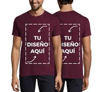 latostadora Camiseta Hombre Mujer Personalizada - Camisetas Personalizadas Hombres - Camisetas para Personalizar 2 Caras - Camiseta Personalizable por Delante y Detras - Regalos Personalizados