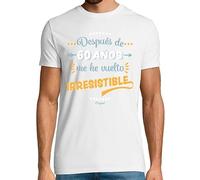 latostadora Camiseta Manga Corta 60 Años Irresistible para Hombre - Blanco XXL - Ref. 1163671-P
